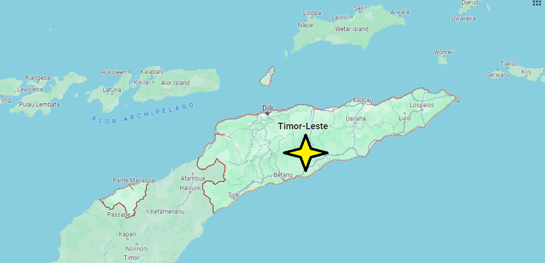 Is East Timor part of Asia or Oceania? 