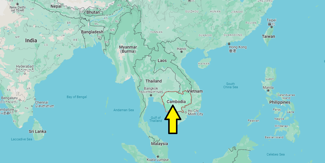 What Continent is Cambodia in