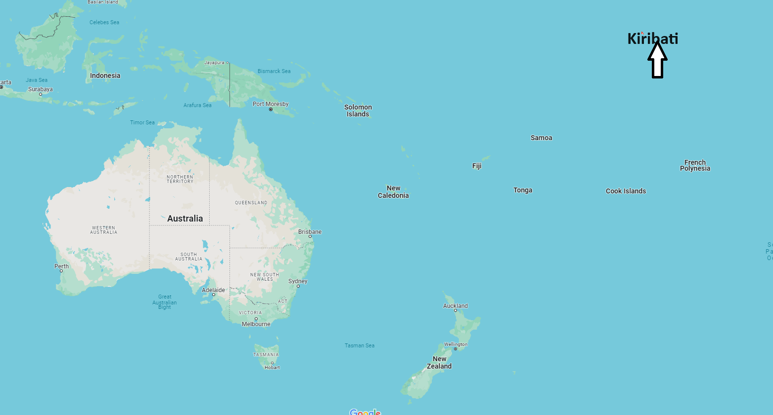 Is Kiribati a part of Australia