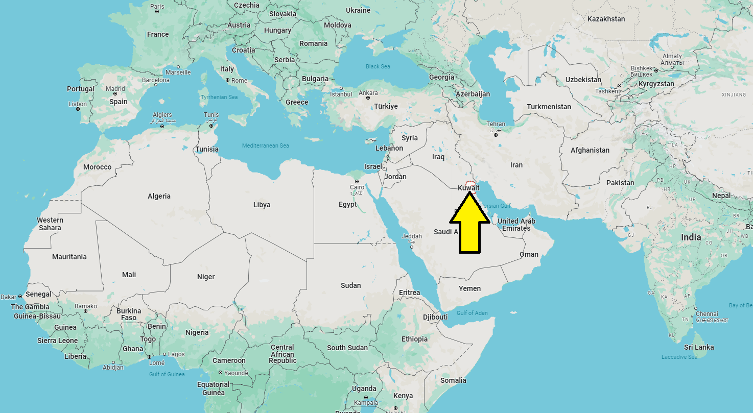 Is Kuwait part of Africa or Asia