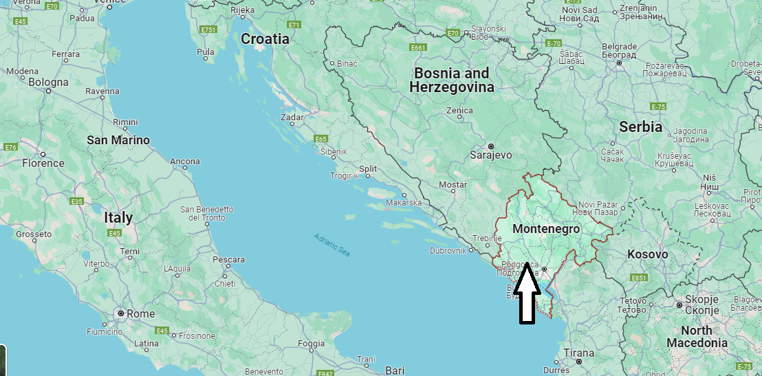 Is Montenegro a part of Croatia