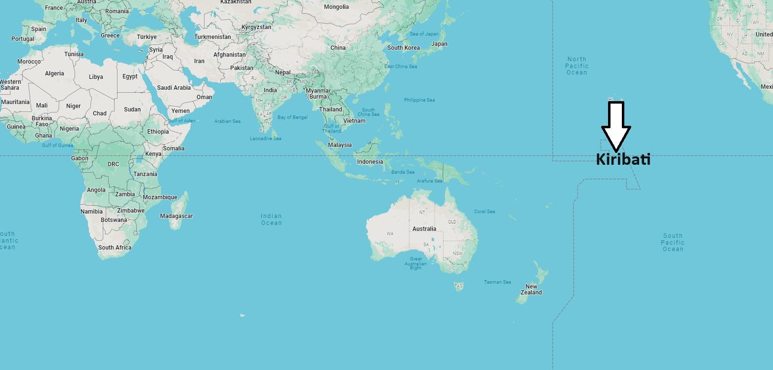What Continent is Kiribati in