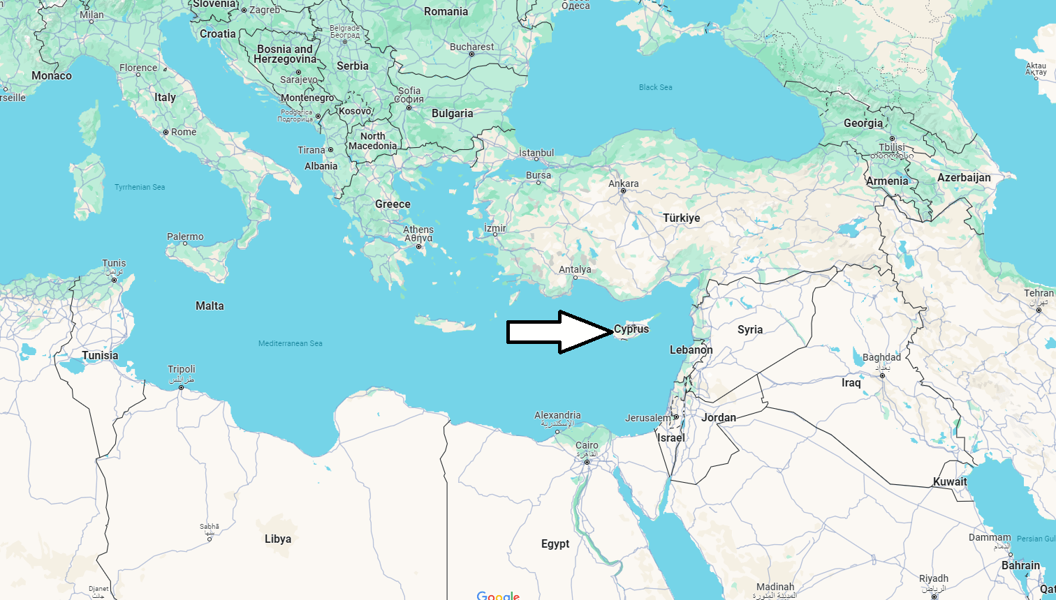 What Continent is Turkish Republic of Northern Cyprus in