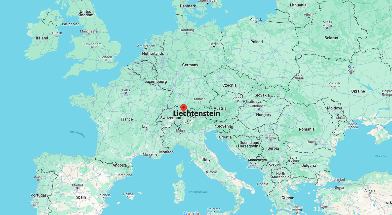 Is Liechtenstein in Asia Or Europe