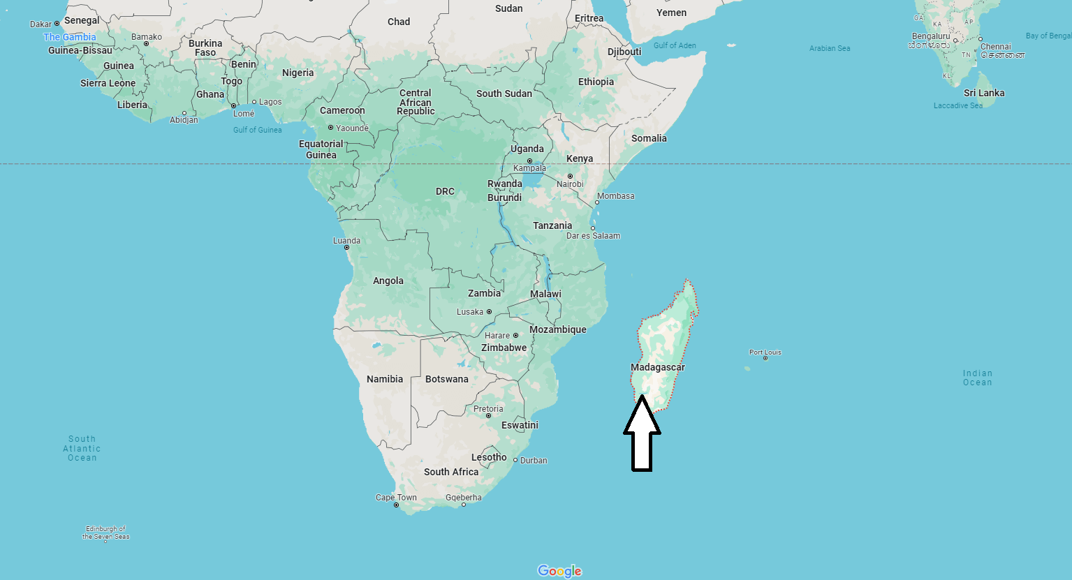 What Continent is Madagascar in