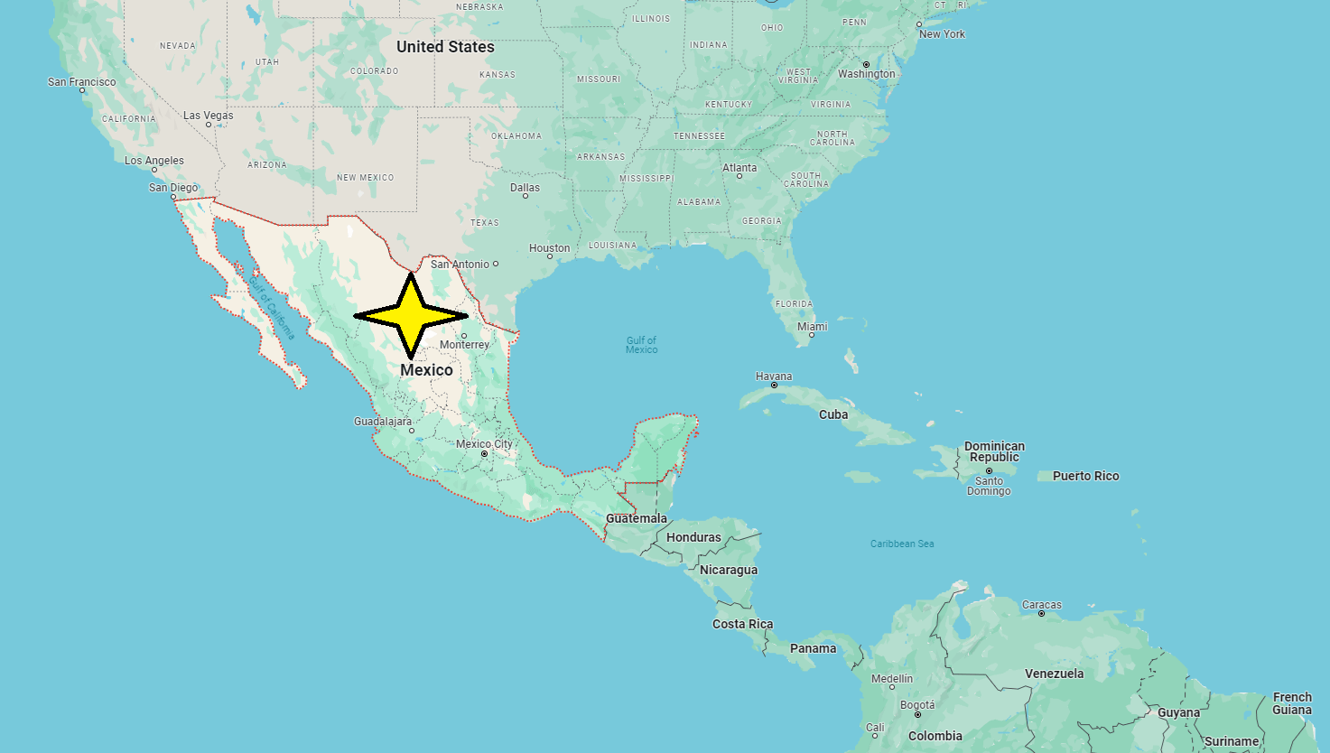 Is Mexico in south or North America