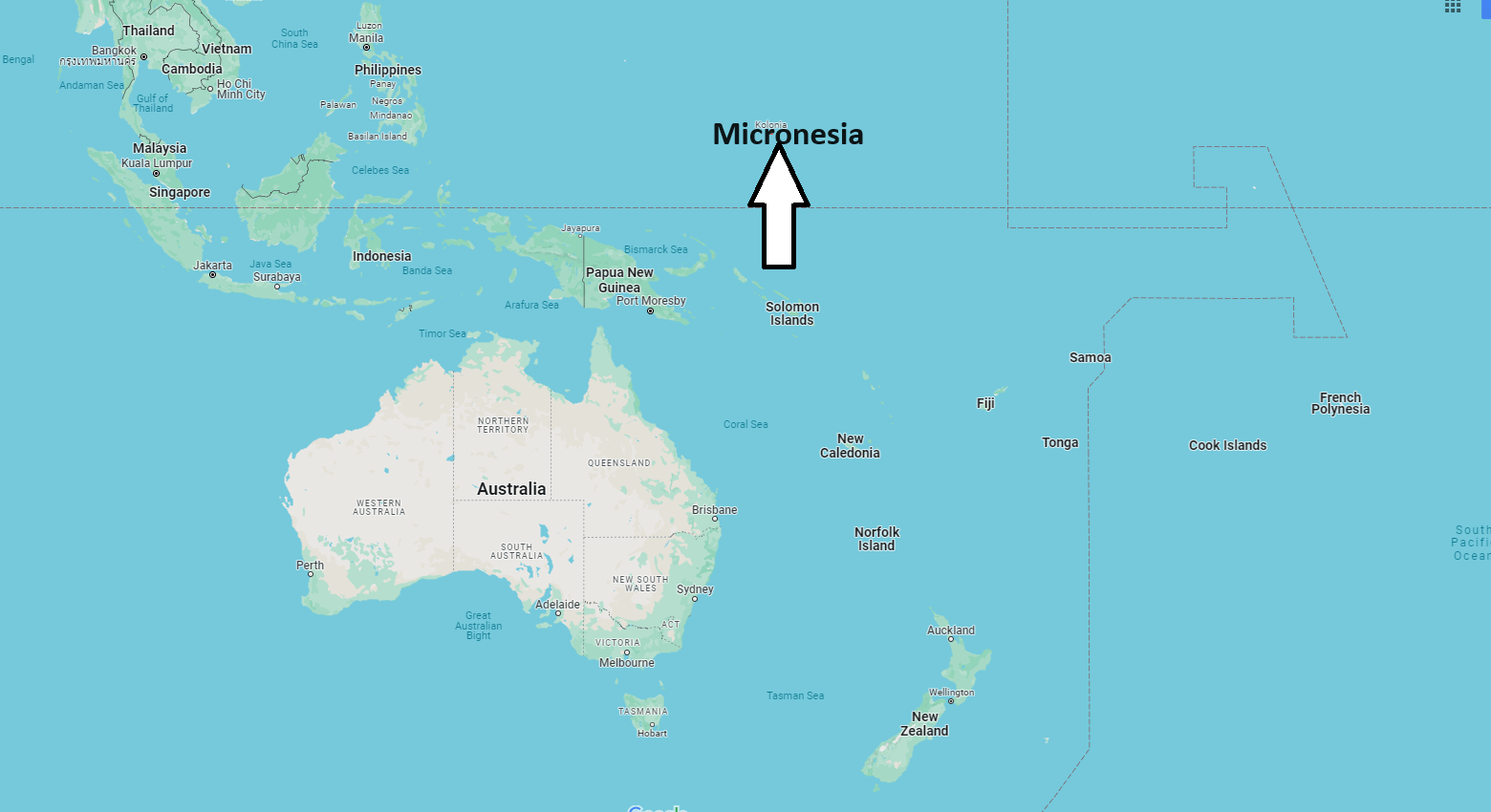 What Continent is Micronesia in