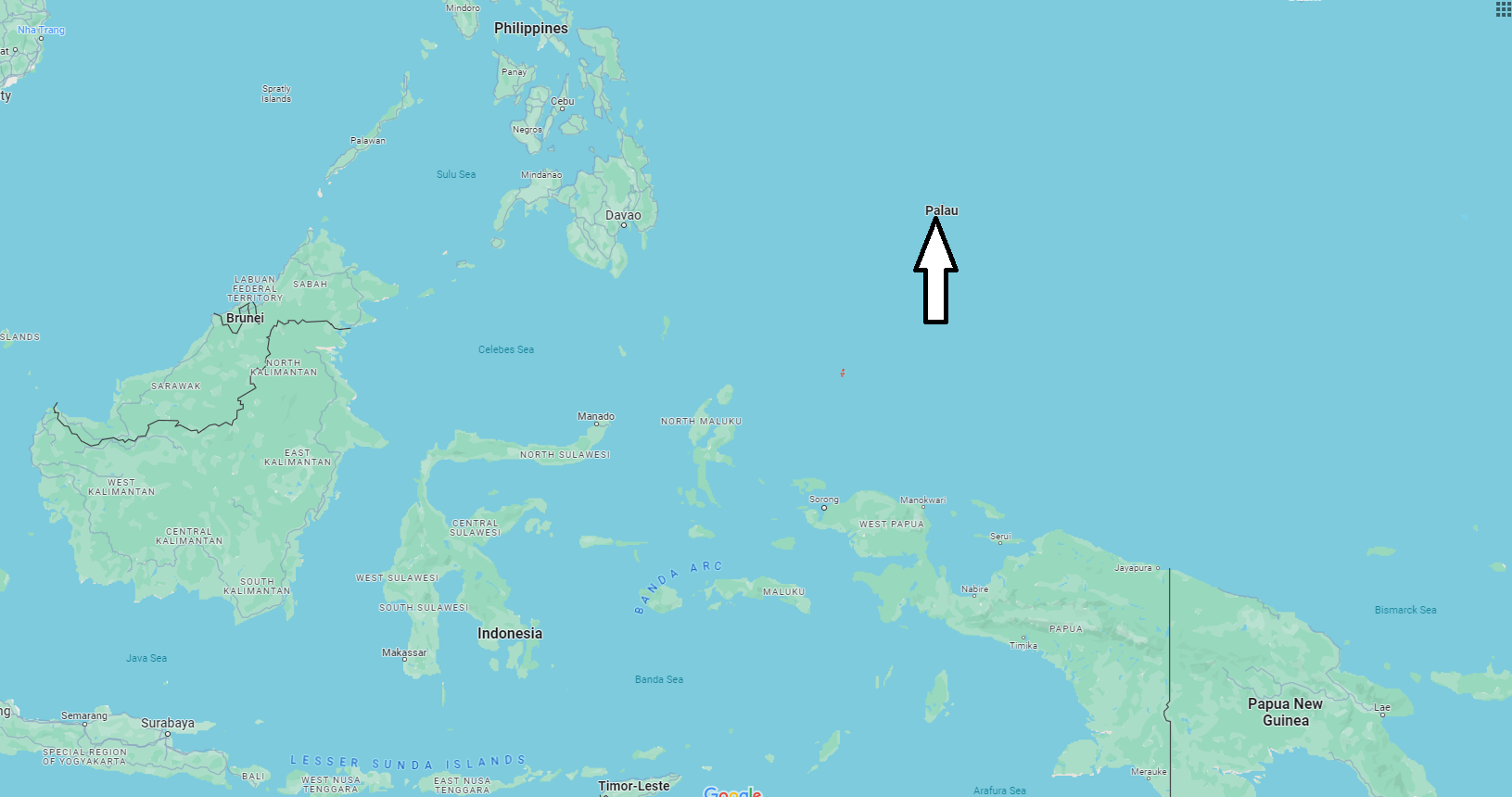 Is Palau part of Asia or Oceania