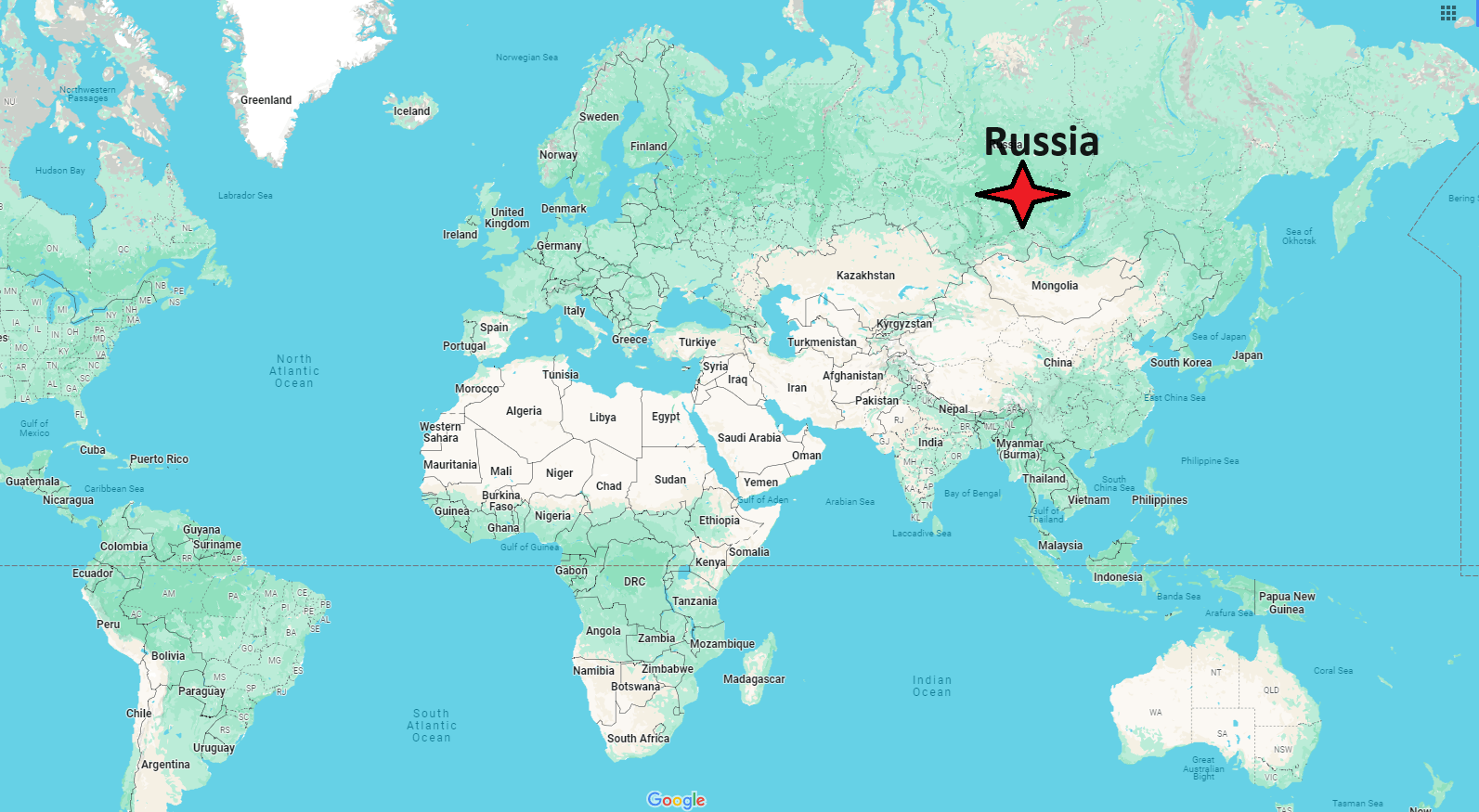 What Continent is Russia in