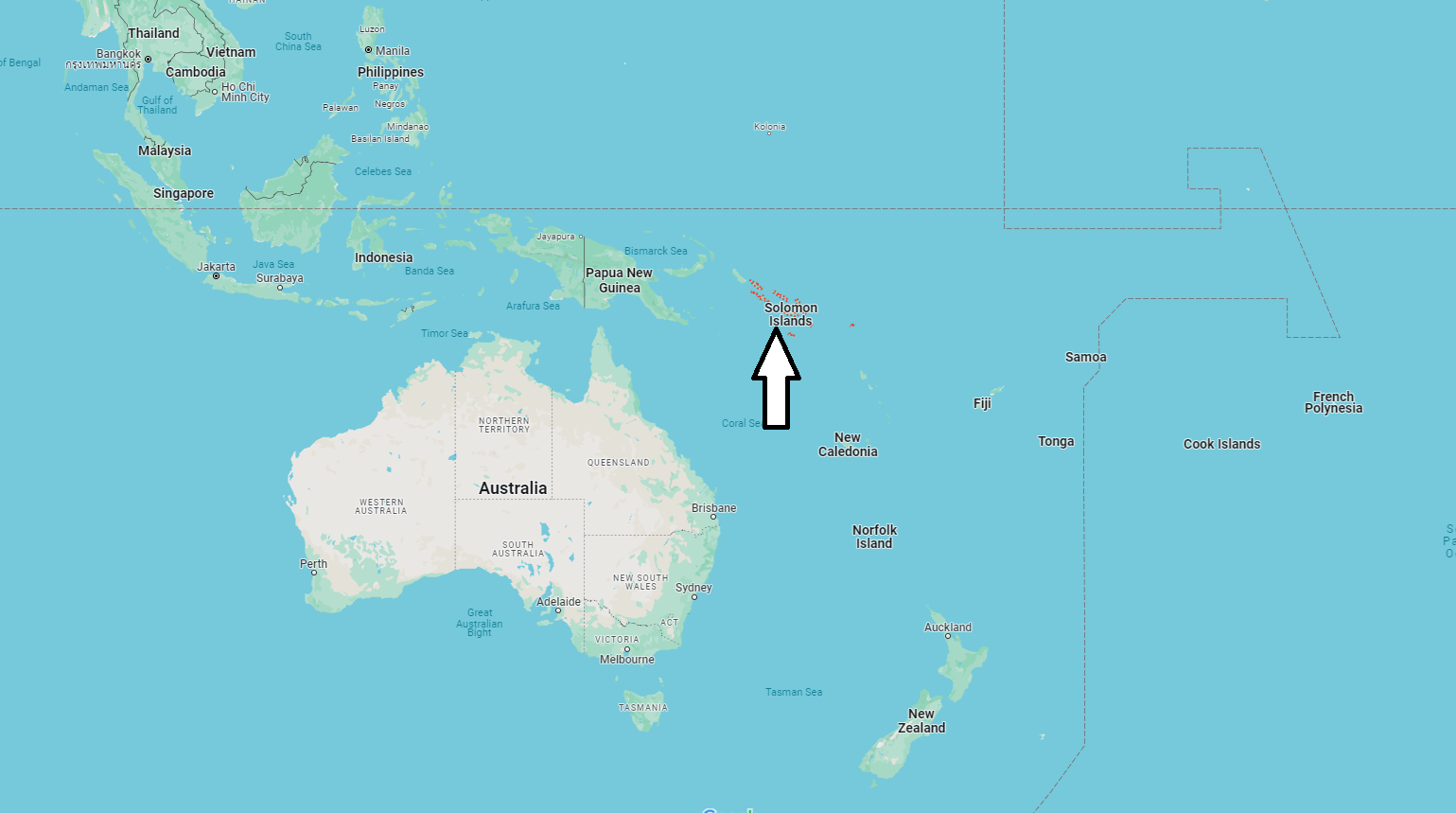 What Continent is Solomon Islands in