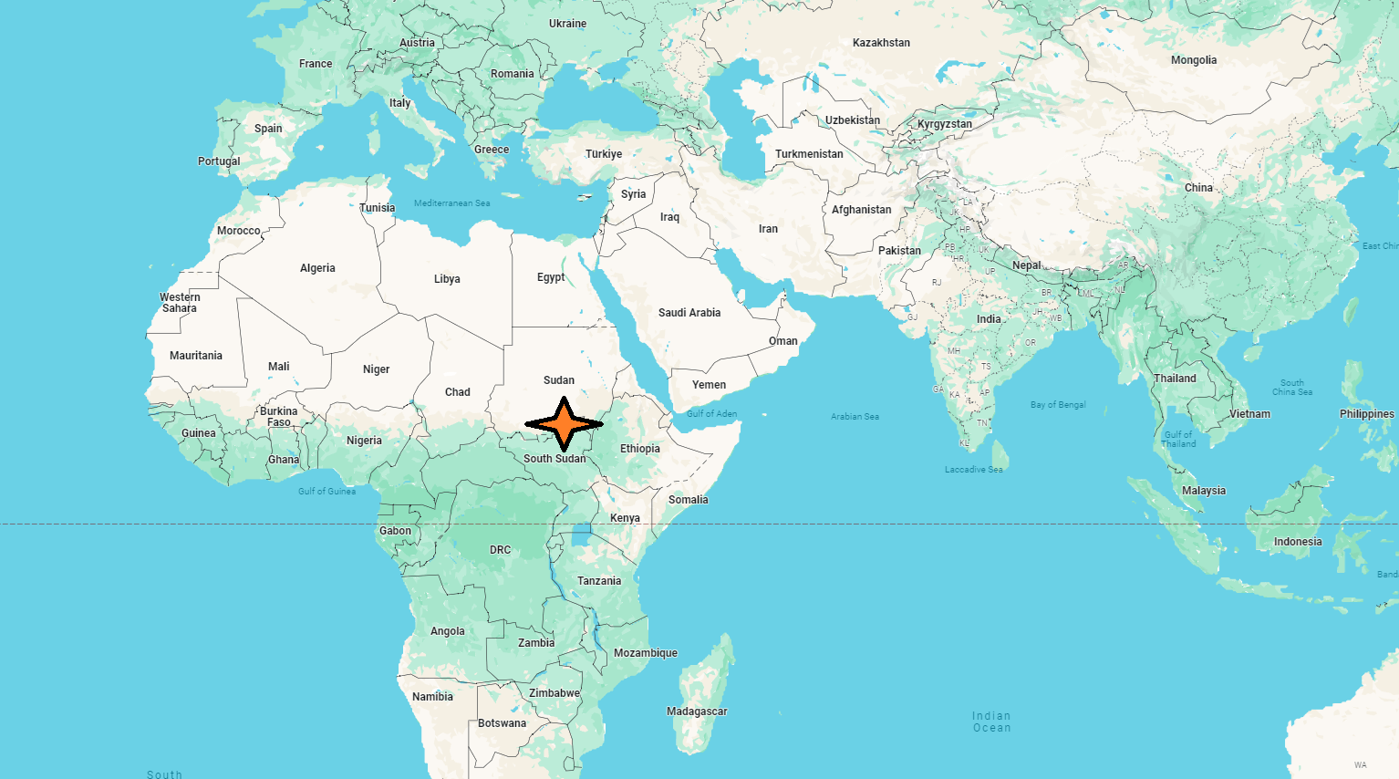 What Continent is Sudan in