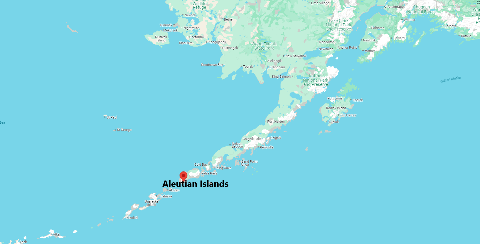 What country do the Aleutian Islands belong to