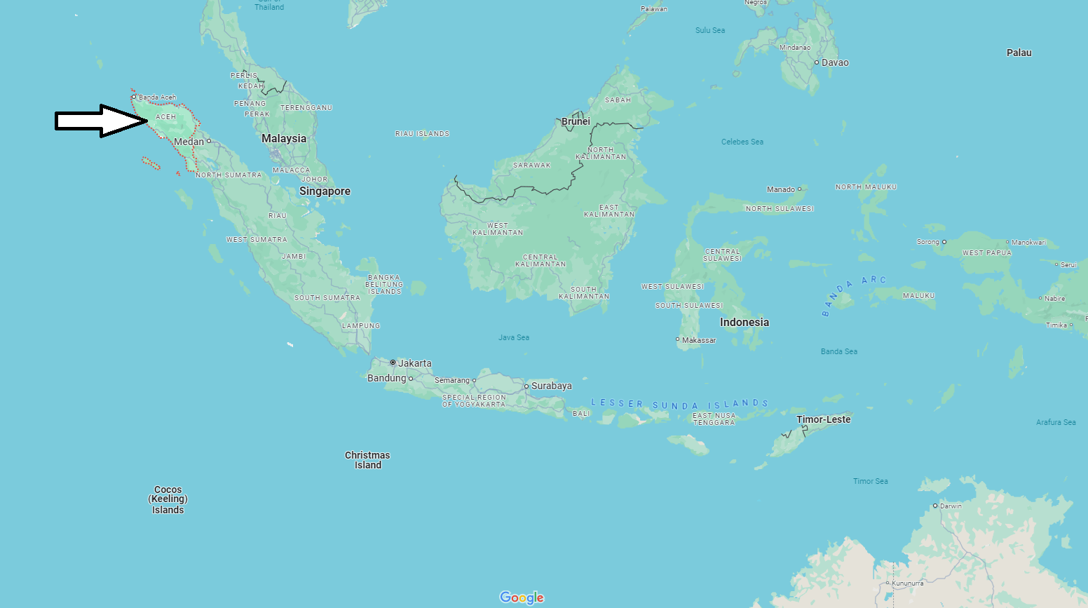 Which country is Aceh