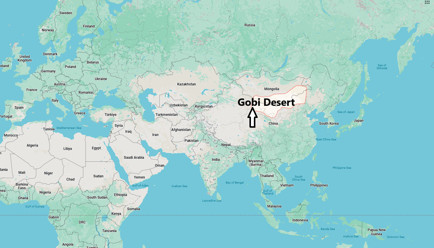 In which country is the Gobi Desert?