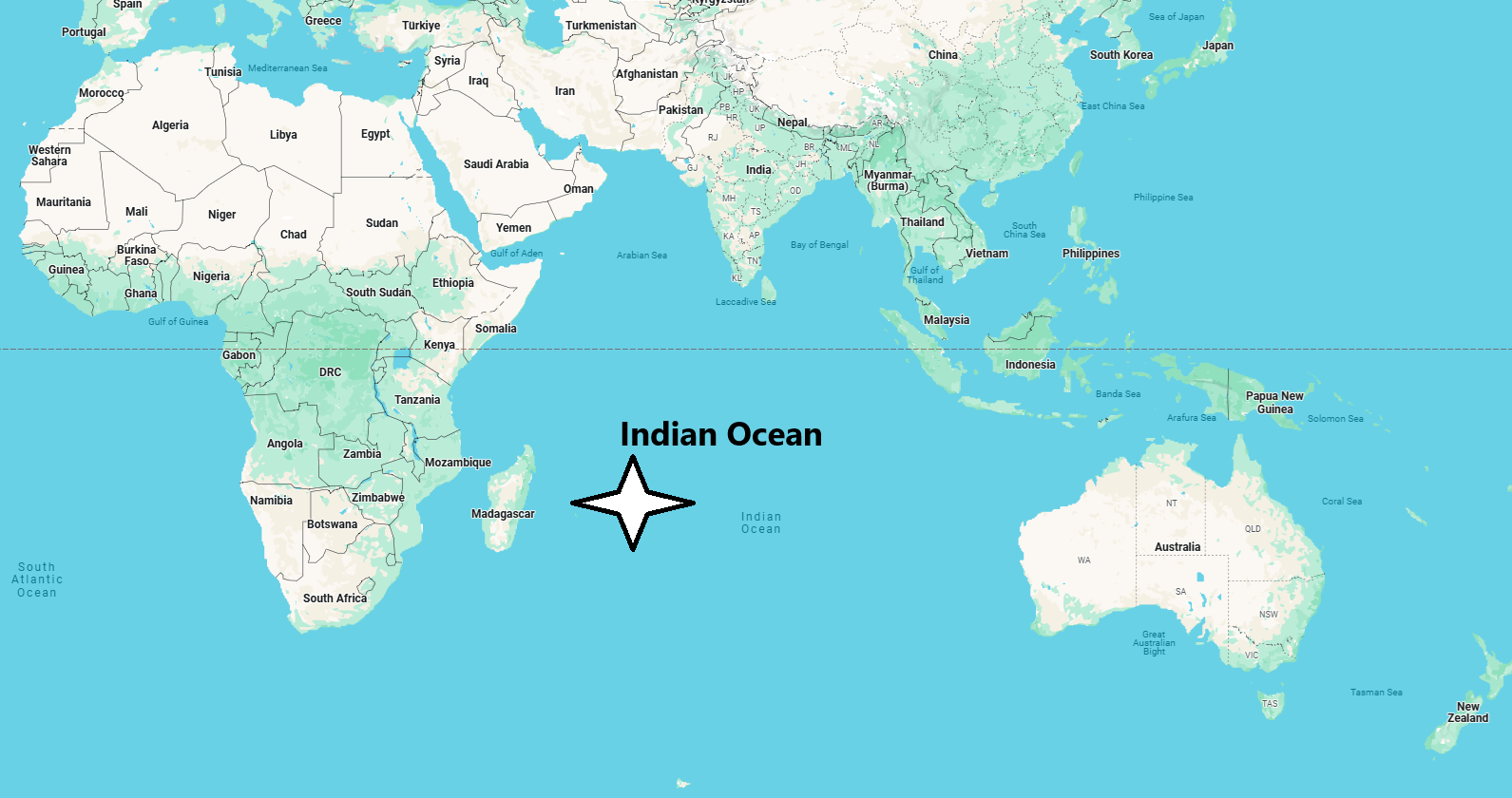 Is the Indian Ocean the worlds ocean