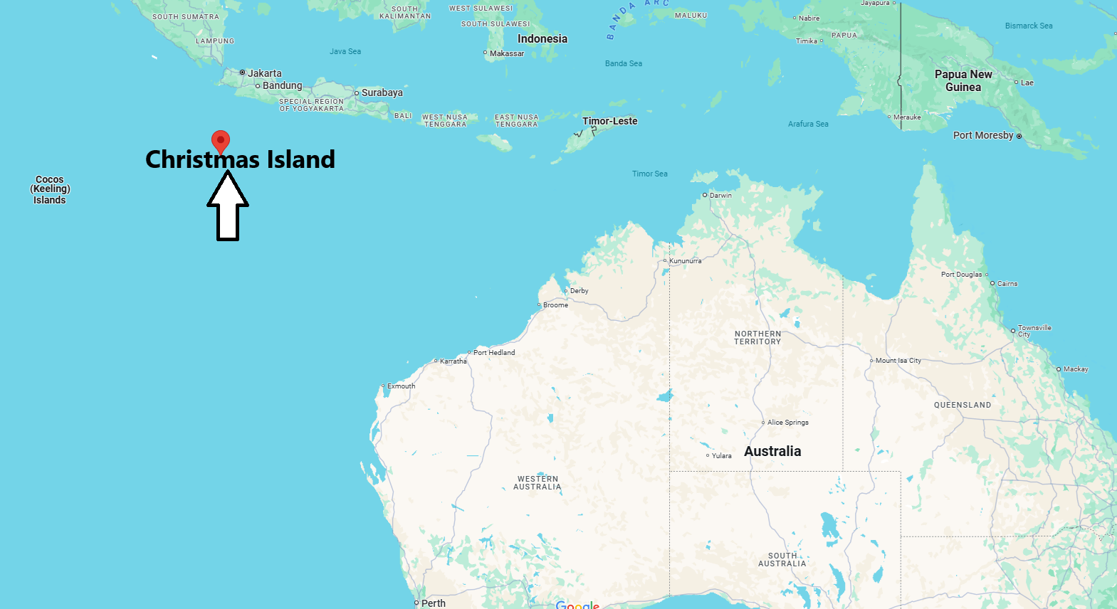 Which country does Christmas Island belong to