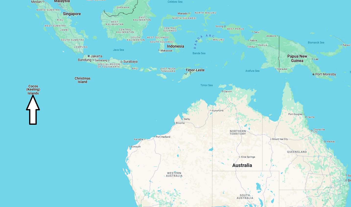 Which country does Cocos Island belong to