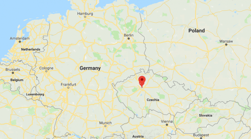 where is prague located in europe on the map where is map