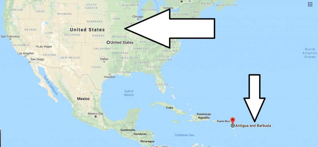 Антигуа и барбуда на карте. Антигуа на карте. Остров Антигуа где находится.