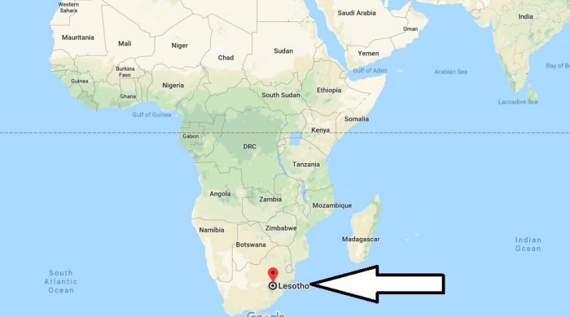 Where is Lesotho - Where is Lesotho Located in The World - Lesotho Map