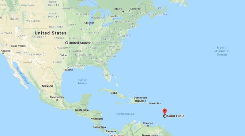 Where is Saint Lucia - Where is Saint Lucia Located in The World - Saint Lucia Map