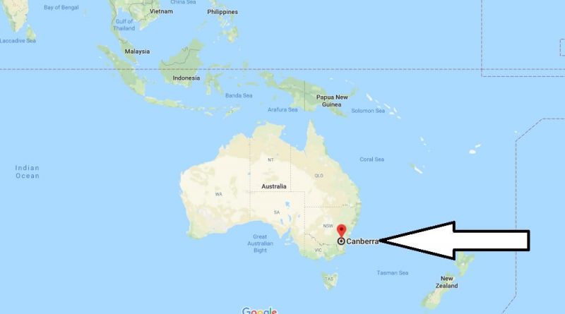 Where is Canberra - What Country is Canberra in - Canberra Map