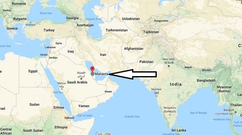 Where is Manama - What Country is Manama in - Manama Map