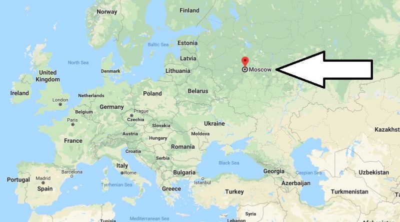 Where is Moscow - What Country is Moscow in - Moscow Map