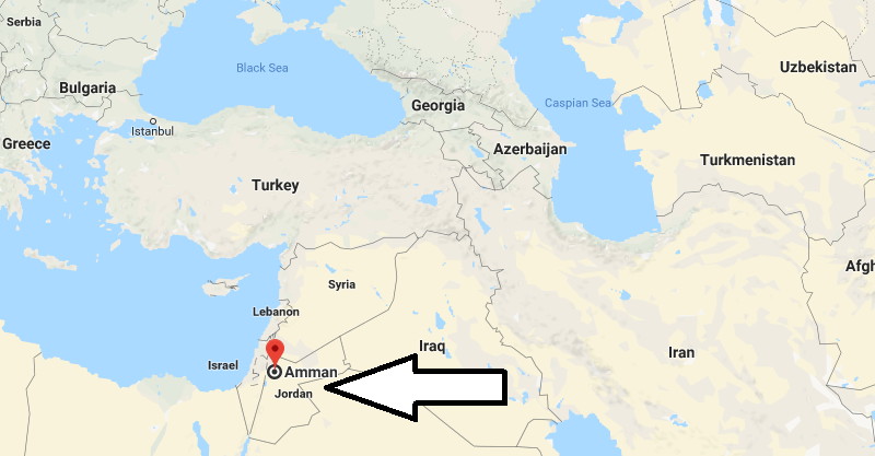 Where is Amman - What Country is Amman in - Amman Map