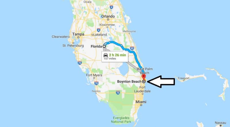 Where Is Boynton Beach Florida Located Map What County Is Boynton