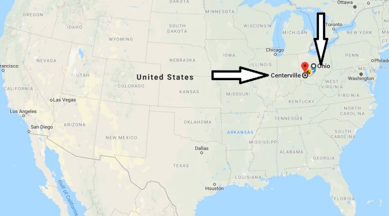 Where is Centerville Ohio Located Map? What County is Cedar Park?