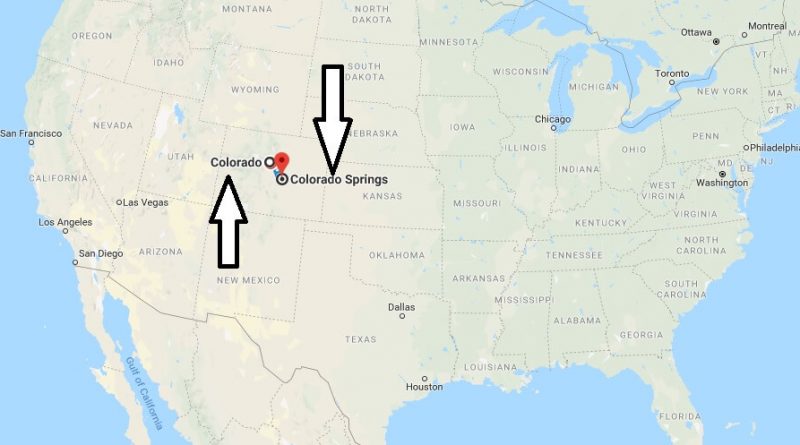 Where is Colorado Springs Colorado (CO) Located Map? What County is Colorado Springs?