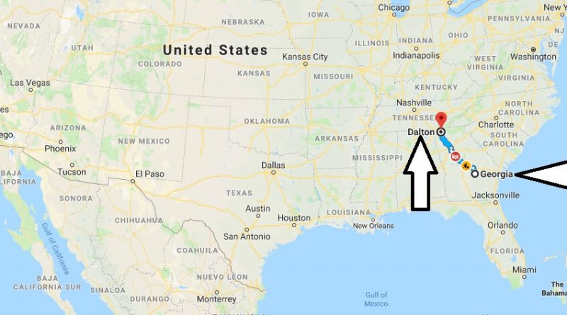 Where is Dalton Georgia (GA) Located Map? What County is Dalton