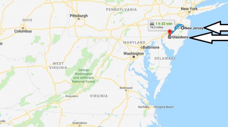 Where is Glassboro New Jersey (NJ) Located Map? What County is Glassboro?