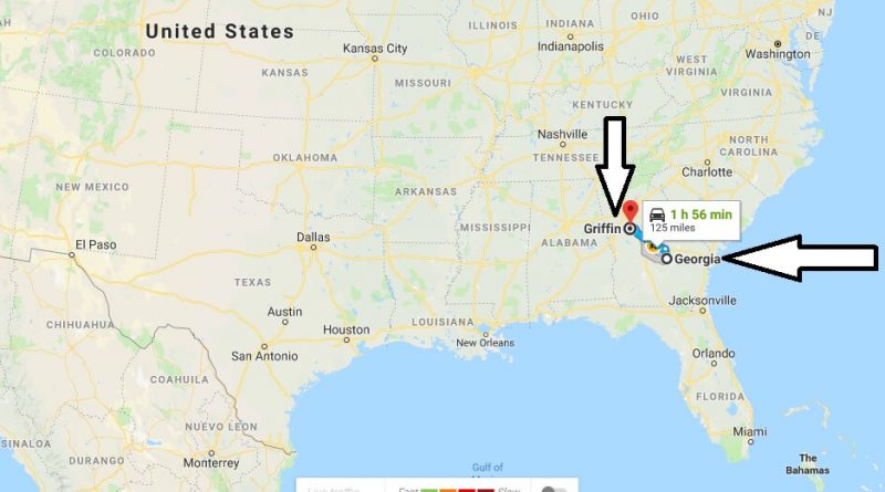 Where is Griffin Georgia (GA) Located Map - What County is Griffin