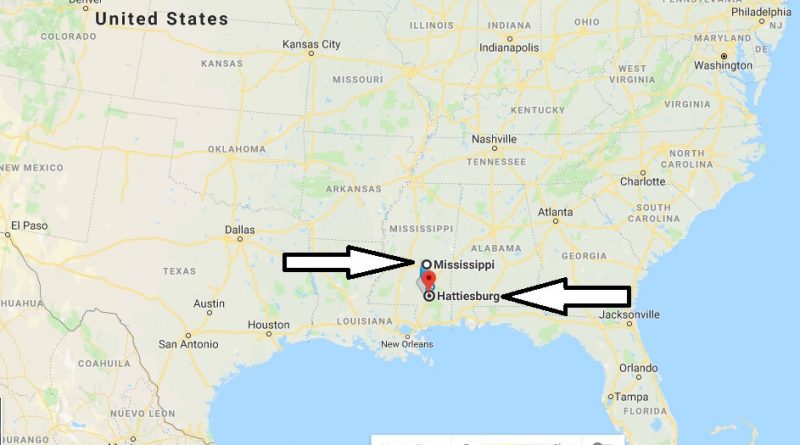Where is Hattiesburg Mississippi (MS) Located Map? What County is Hattiesburg?