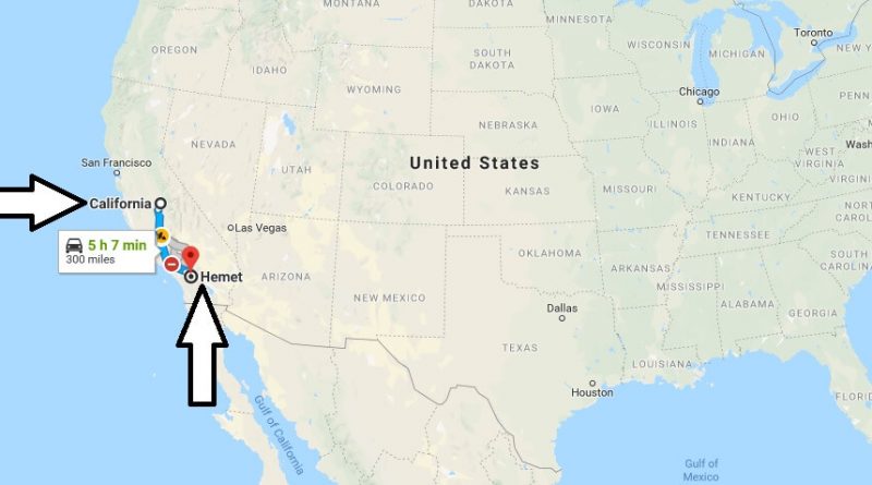 Where is Hemet California (CA) Located Map? What County is Hemet?