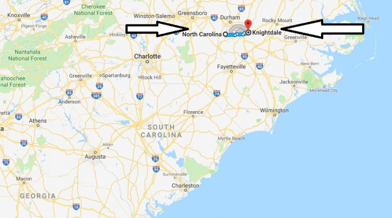 Where is Knightdale North Carolina (NC) Located Map? What County is Knightdale?