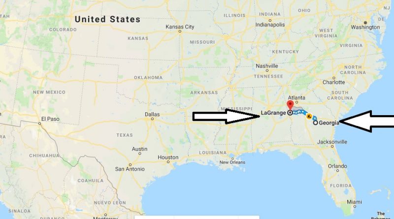 Where is LaGrange Georgia (GA) Located Map? What County is LaGrange?