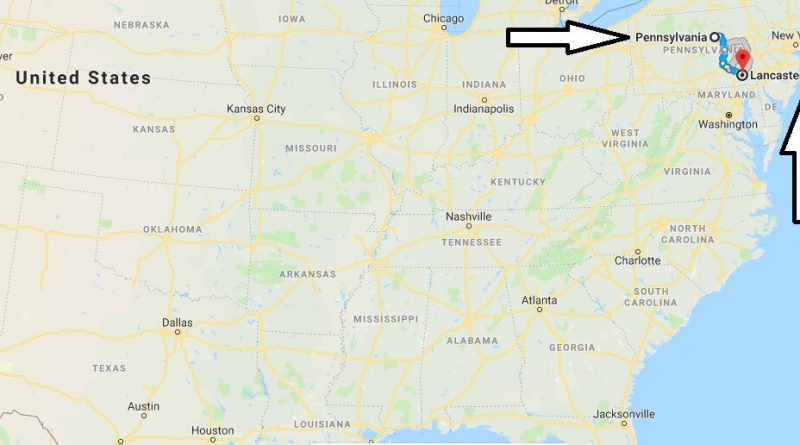 Where is Lancaster Pennsylvania (PA) Located Map? What County is Lancaster?