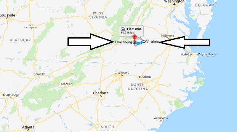 Where is Lynchburg Virginia (VA) Located Map? What County is Lynchburg?