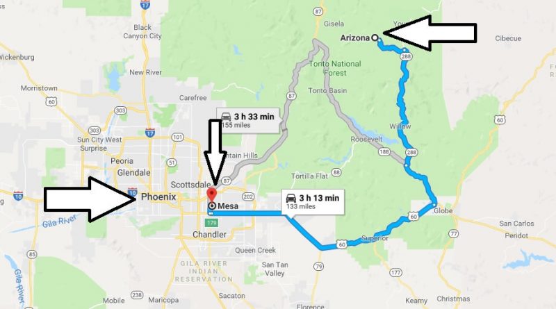 Where is Mesa Arizona (AZ) Located Map? What County is Mesa?