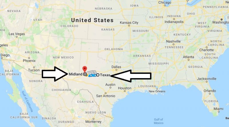 Where is Midland Texas (TX) Located Map? What County is Midland?
