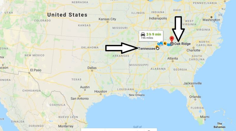 Where is Oak Ridge Tennessee (TN), Located Map? What County is Oak Ridge?
