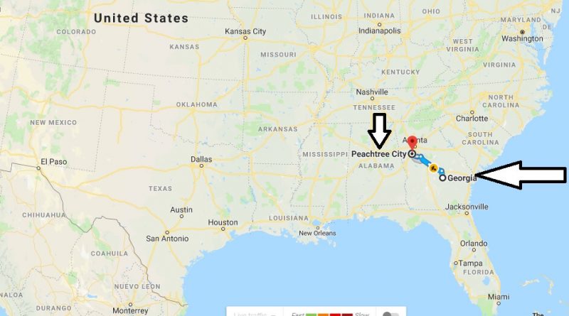 Where is Peachtree City Georgia (GA), Located Map? What County is Peachtree City?