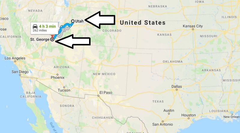 Where is St. George Utah (UT), Located Map? What County is St. George?