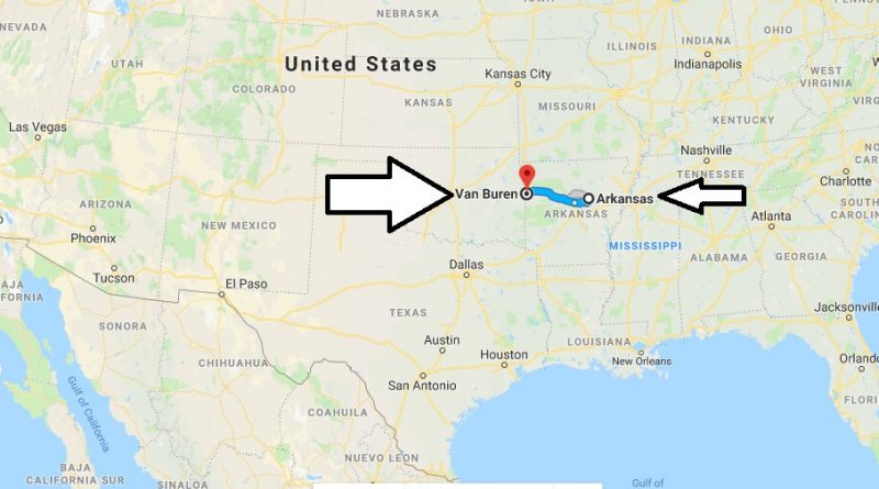 Where is Van Buren Arkansas (AR), Located Map? What County is Van Buren?