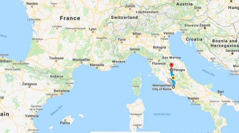 Where is Perugia Italy Located Map? What County is Perugia?