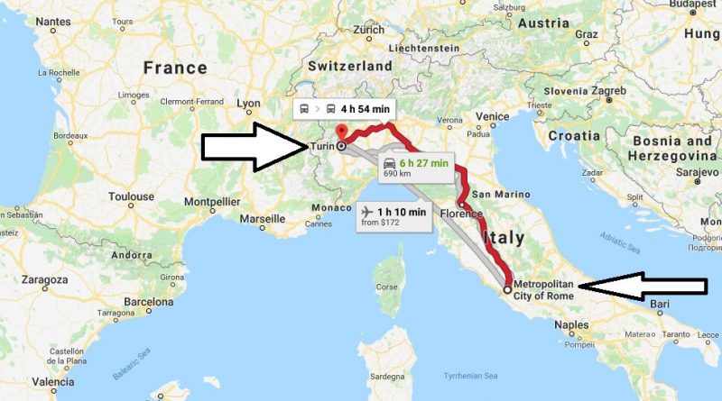 Where is Turin Italy Located Map? What County is Turin?