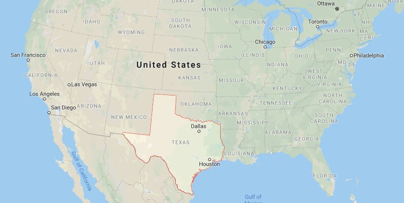 Where is Texas? What Country is Texas in? Texas Map